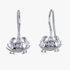 JC39 Crab Earrings - Silver