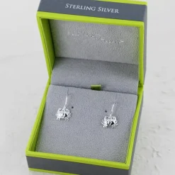 JC39 Crab Earrings - Silver