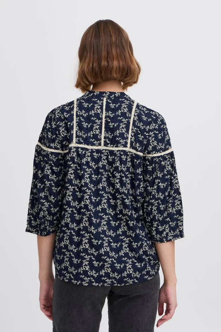 Jeanne Shirt - Maritime Blue