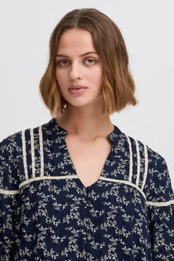 Jeanne Shirt - Maritime Blue