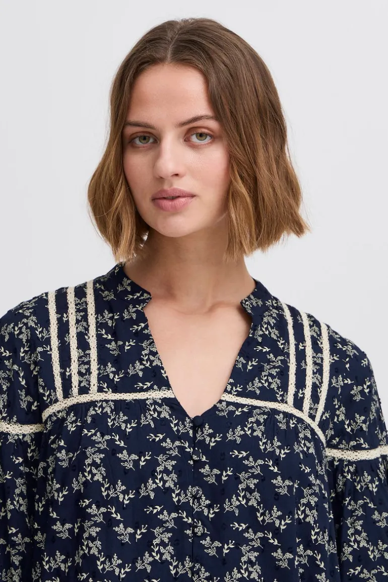 Jeanne Shirt - Maritime Blue