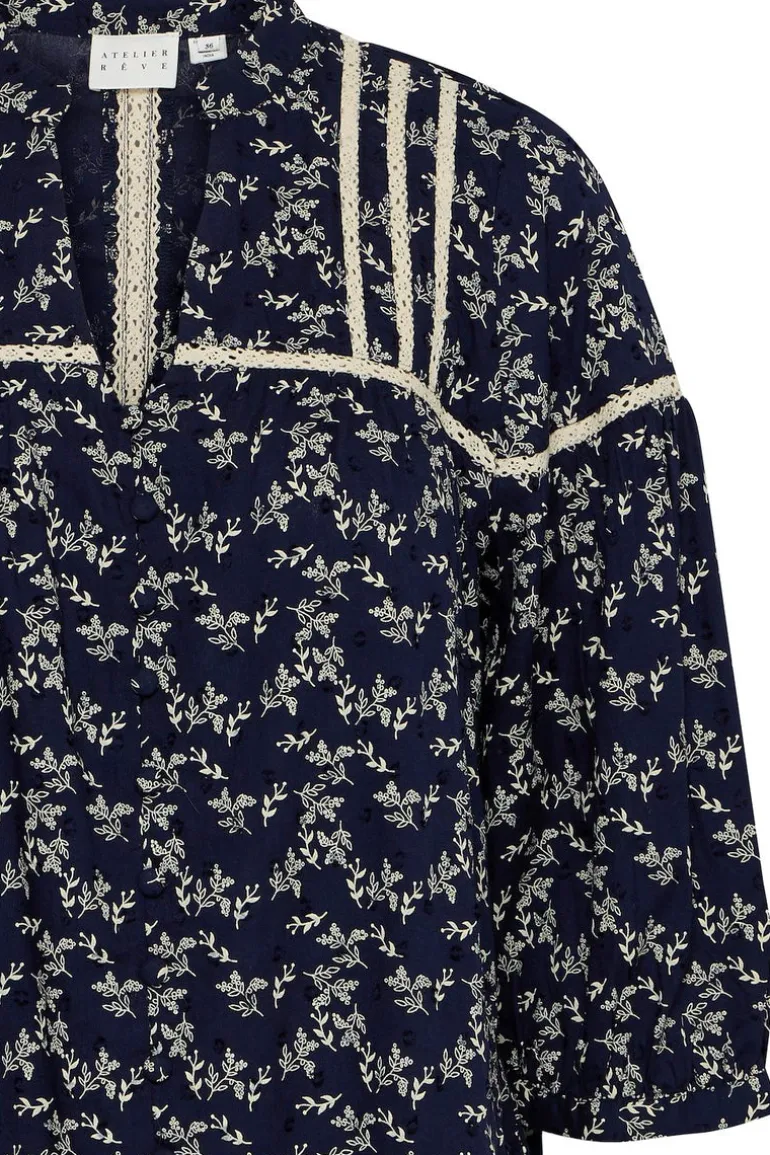 Jeanne Shirt - Maritime Blue