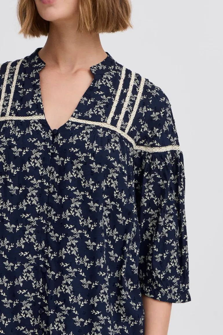 Jeanne Shirt - Maritime Blue