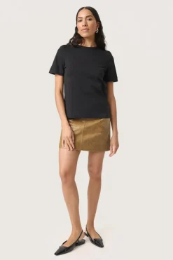Jina Puff Tee - Black