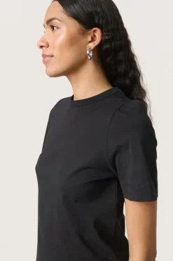 Jina Puff Tee - Black