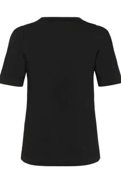 Jina Puff Tee - Black