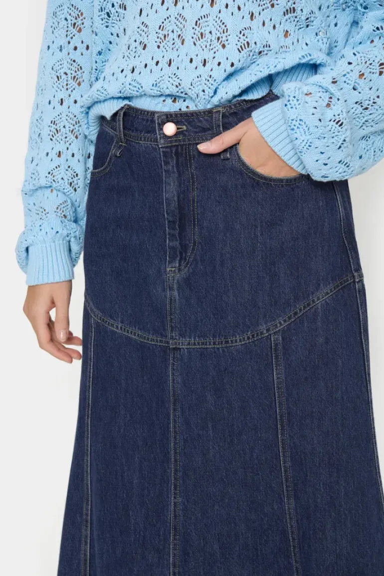 Joann Skirt - Medium Blue Denim