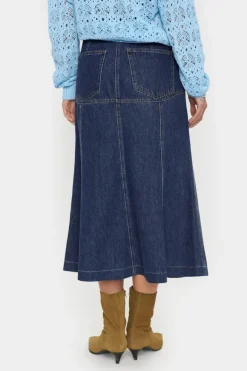 Joann Skirt - Medium Blue Denim