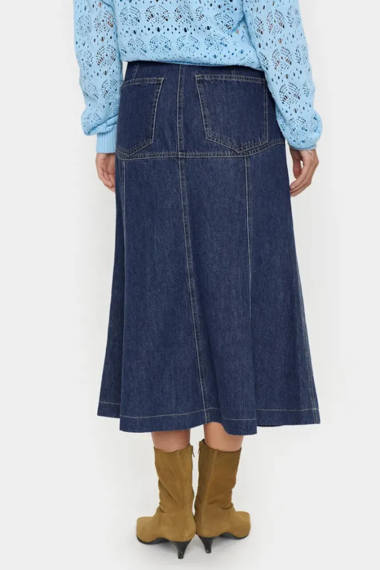 Joann Skirt - Medium Blue Denim