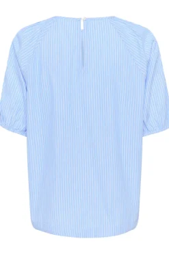 Josefia Blouse - Airy Blue Ice Stripe