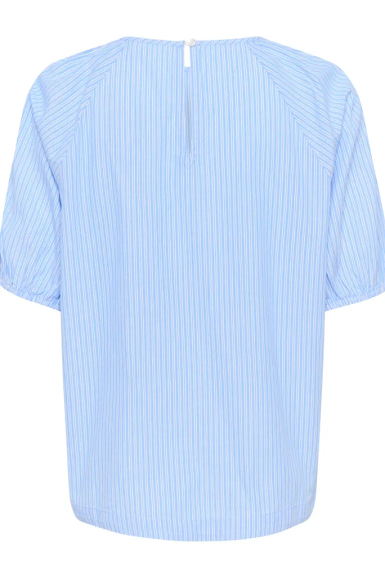 Josefia Blouse - Airy Blue Ice Stripe