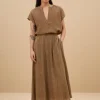 Juta Lurex Skirt - Gold