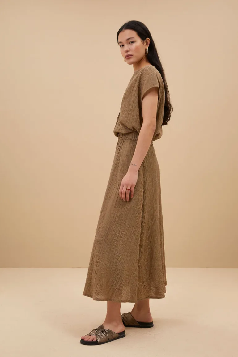 Juta Lurex Skirt - Gold