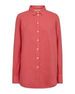 Karli Linen Shirt - Cayenne