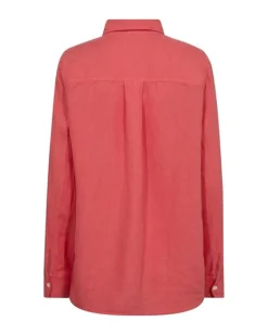Karli Linen Shirt - Cayenne