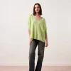 Kate V-Neck Knit - Pistachio
