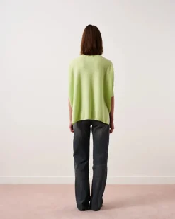 Kate V-Neck Knit - Pistachio