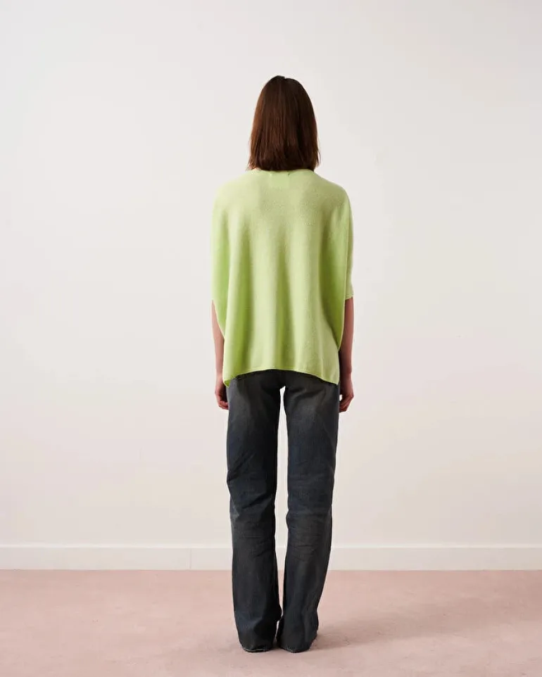 Kate V-Neck Knit - Pistachio