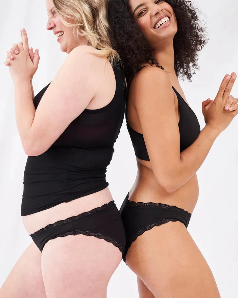 Knicker Box Four Pack - Black