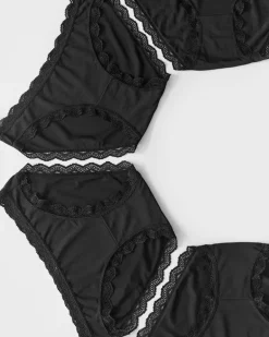 Knicker Box Four Pack - Black