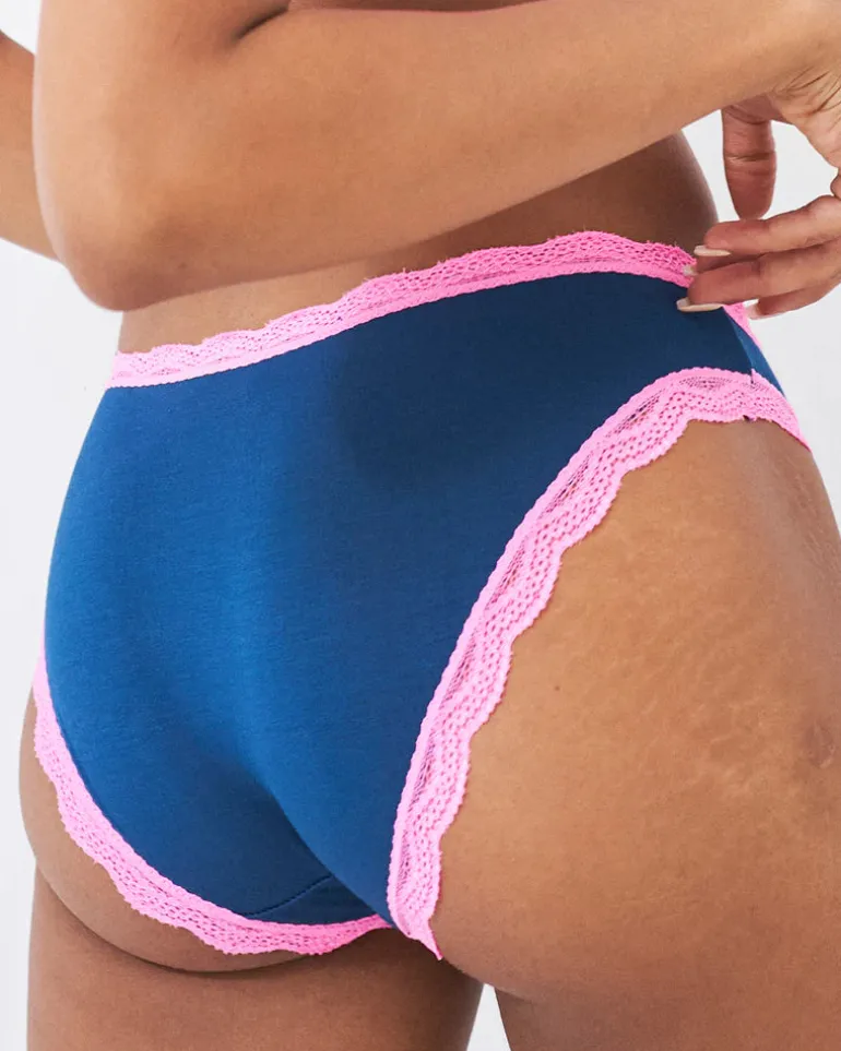 Knicker Box Four Pack - Midnight Neon