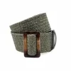 Kylie Woven Belt - Khaki