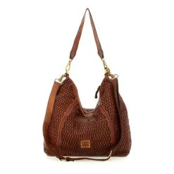 Laser Shoulder Bag - Cognac