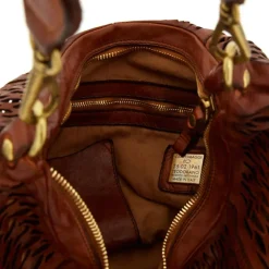 Laser Shoulder Bag - Cognac