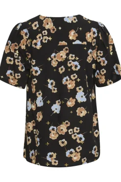 Laura SS Blouse - Black