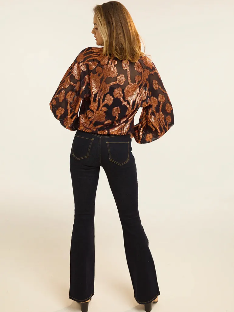 Leo Top - Midnight Blue