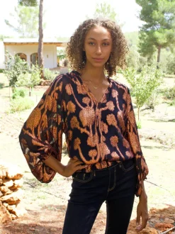 Leo Top - Midnight Blue