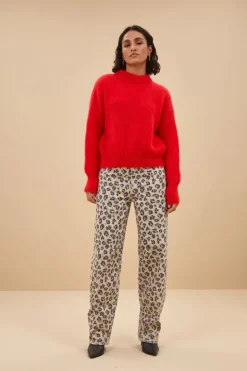 Lew Cheetah Pants - Cheetah Print