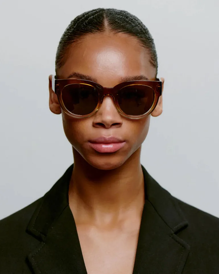 Lilly Sunglasses - Smoke Champagne