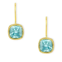 Lois Earrings Blue Topaz