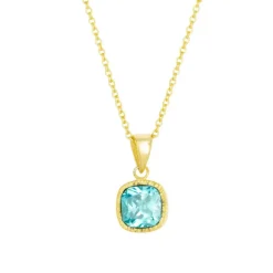 Lois Necklace Blue Topaz