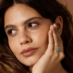 Lois Ring Blue Topaz