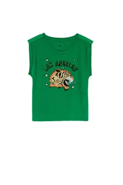 Los Angeles Tiger Tee - Mint