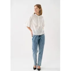 Louise Blouse SS - White
