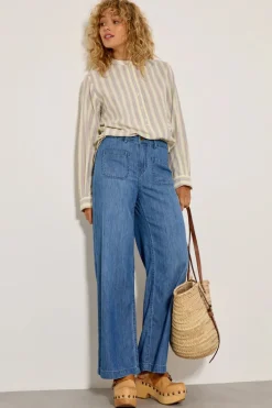 Lucia Jeans Lightweight Denim - Mid Blue