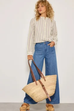 Lucia Jeans Lightweight Denim - Mid Blue