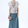 Luna Maxi Skirt - Blue