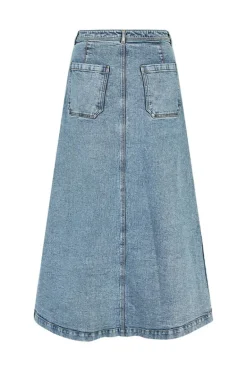 Luna Maxi Skirt - Blue