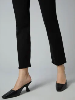 Mara Straight Ankle - Black Peached Raw