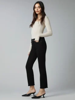 Mara Straight Ankle - Black Peached Raw
