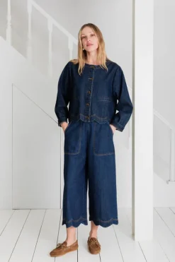 Marie Denim Jacket - Dark Denim