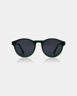 Marvin Sunglasses - Green Marble Transparent