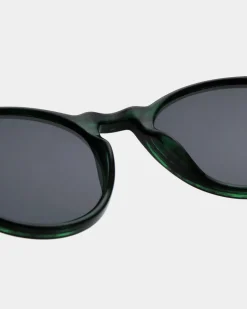 Marvin Sunglasses - Green Marble Transparent