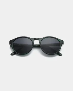 Marvin Sunglasses - Green Marble Transparent