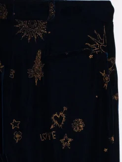Matina Flocardo Pants - Marino Glitter