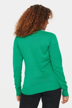 Mila Pullover - Verdant Green Melange